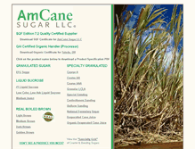 Tablet Screenshot of amcanesugar.com